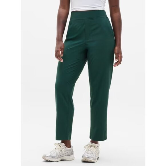 Athleta Pants - New Athleta 6 Brooklyn Mid Rise Ankle Pant Pine Green Size 6 Regular